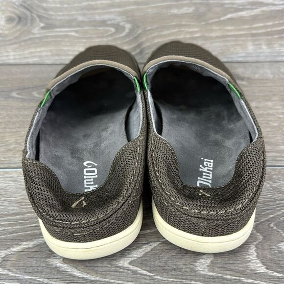 Olukai Nohea Mesh Mens Size 8/EU 41 Brown Slip On Collapsible Heel Sneakers - Picture 12 of 12